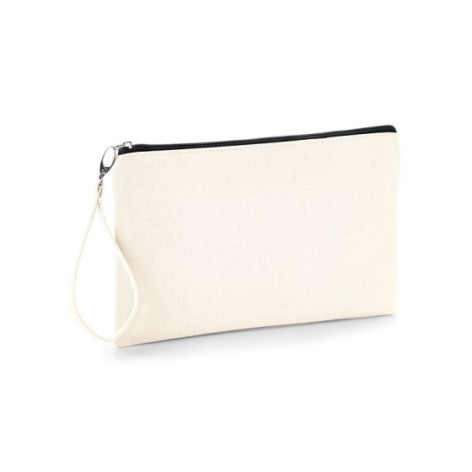 Canvas Wristlet Pouch