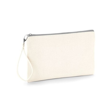 Canvas Wristlet Pouch