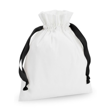 Cotton Gift Bag With Ribbon Drawstring