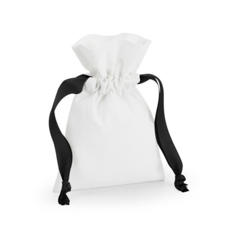 Cotton Gift Bag With Ribbon Drawstring