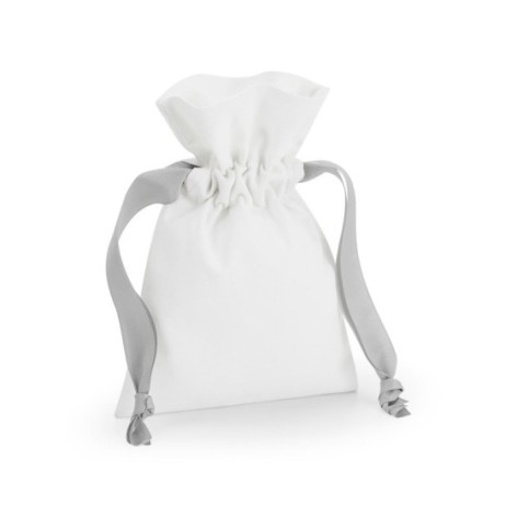 Cotton Gift Bag With Ribbon Drawstring