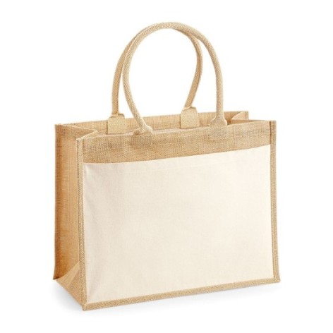 Cotton Pocket Jute Shopper