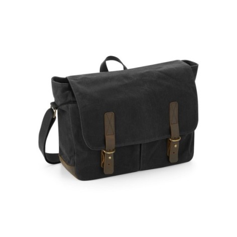 Heritage Waxed Canvas Messenger