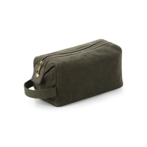 Heritage Waxed Canvas Wash Bag