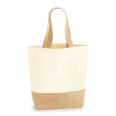 Jute Base Canvas Shopper