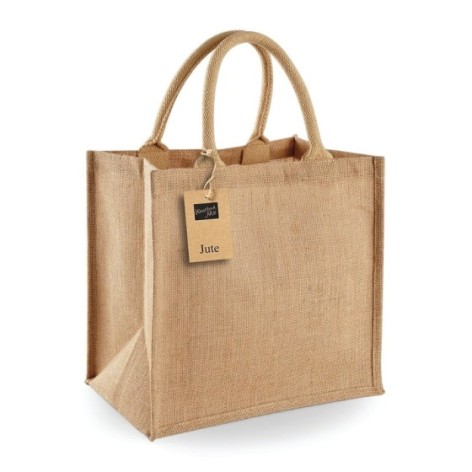 Jute Midi Tote