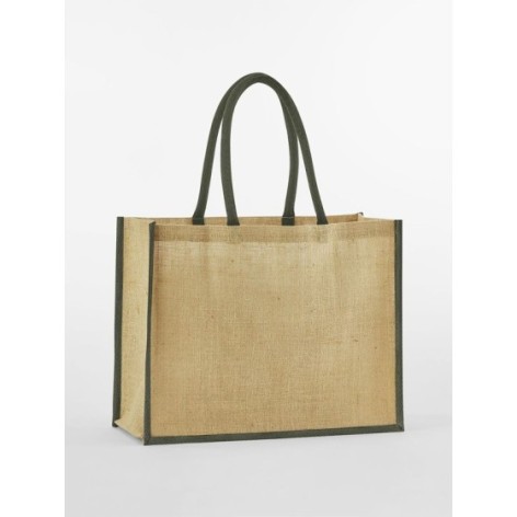 Natural Starched Jute Classic Shopper