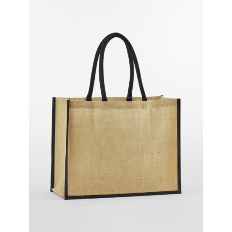 Natural Starched Jute Classic Shopper