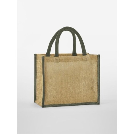 Natural Starched Jute Midi Tote