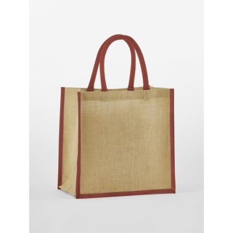 Natural Starched Jute Mini Gift Bag