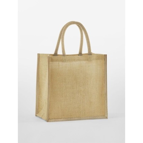 Natural Starched Jute Mini Gift Bag