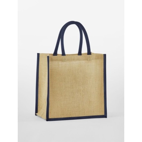 Natural Starched Jute Mini Gift Bag