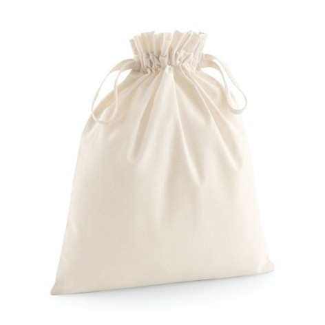 Organic Cotton Draw Cord Bag