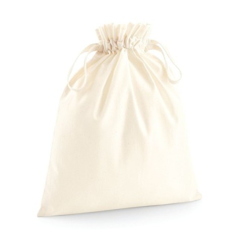 Organic Cotton Draw Cord Bag