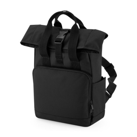 Recycled Mini Twin Handle Roll-Top Backpack