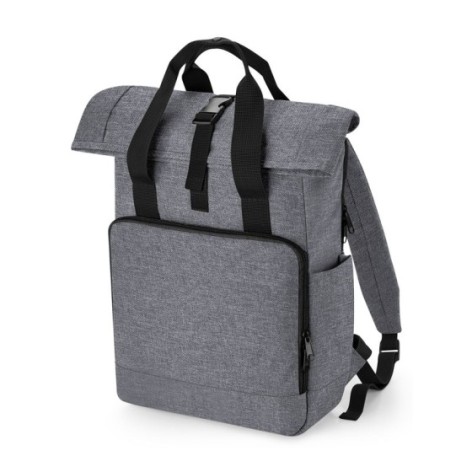 Recycled Twin Handle Roll-Top Laptop Backpack