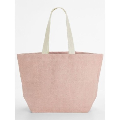 Soft Washed Jute Beach Bag