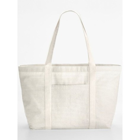 Striped Organic Cotton Shopper