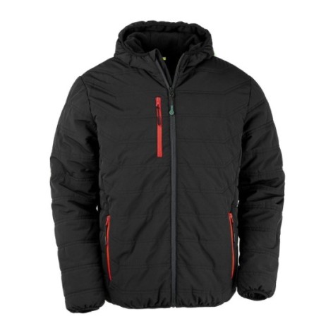 Black Compass  Padded Winter Jacket