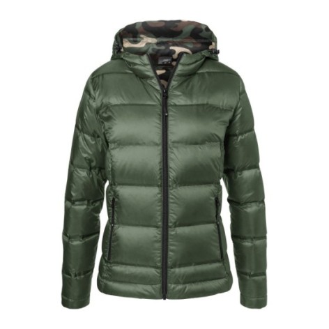 Ladies' Hooded Down Jacket