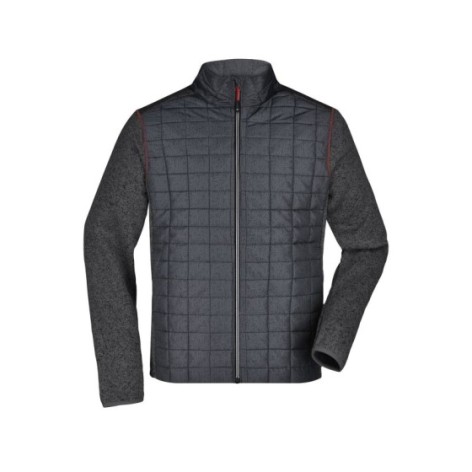 Men's Knitted Hybrid Jacket