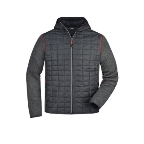 Men's Knitted Hybrid Jacket