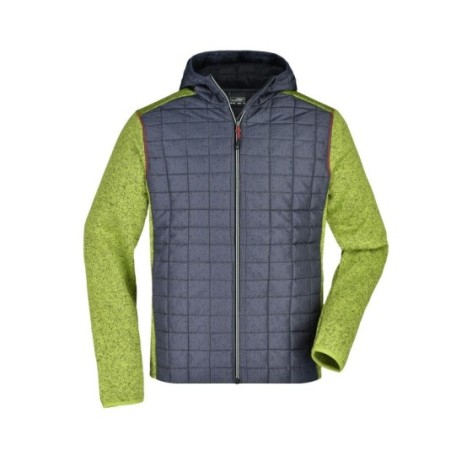 Men's Knitted Hybrid Jacket