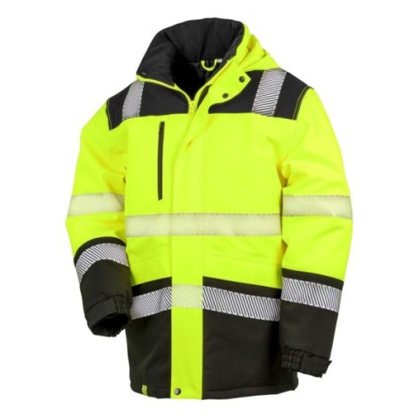 Printable Waterproof Softshell Safety Coat