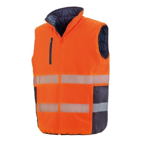 Reversible Soft Padded Safety Gilet