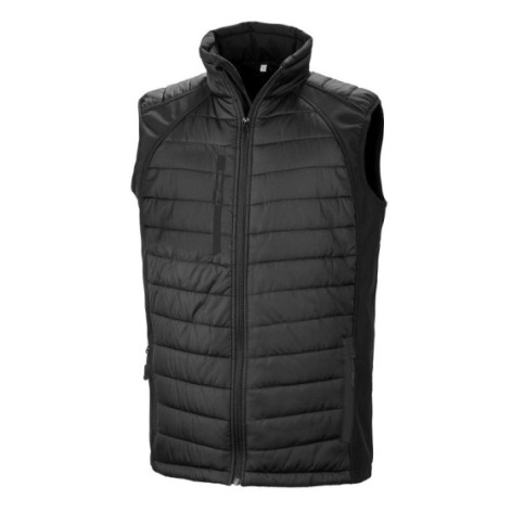 Black Compass Padded Softshell Gilet