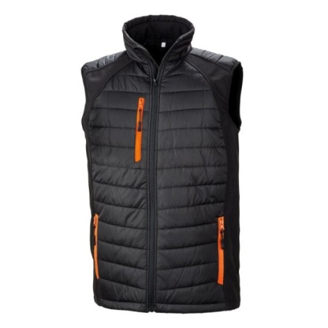 Black Compass Padded Softshell Gilet