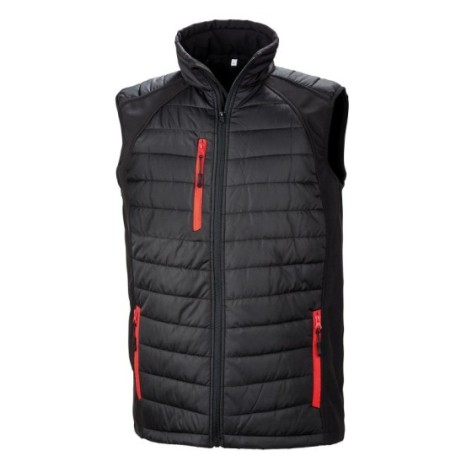 Black Compass Padded Softshell Gilet