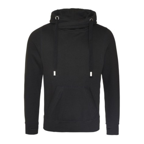 Cross Neck Hoodie